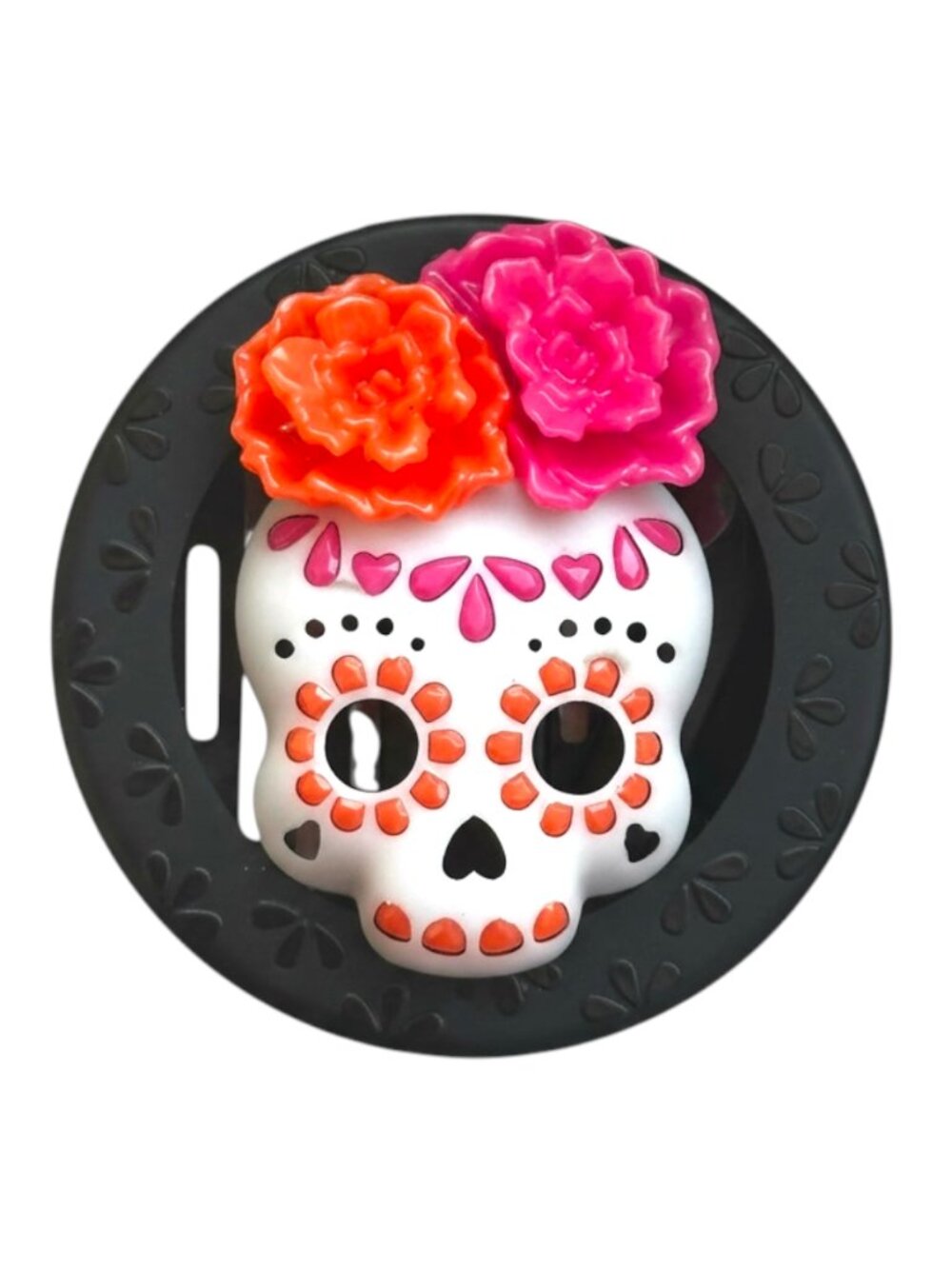 Bath & Body Works Floral Sugar Skull Vent & Visor Car Clip Fragrance Holder